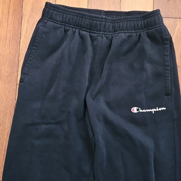 Champion Black Joggers Size Small - Picture 2 of 5